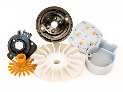 Diverse Kunststoffspritzgussteile